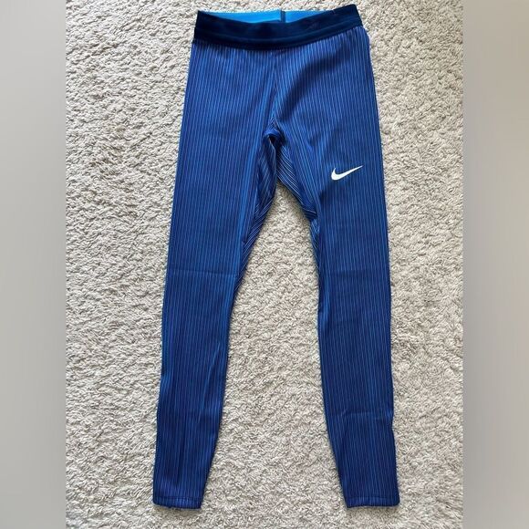 Nike Pro Elite Olympic Blue Racing Tights - Picture 1 of 4